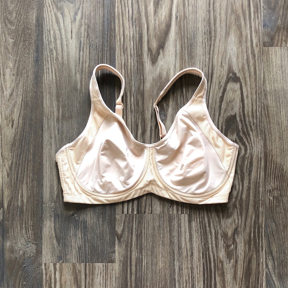 Title Nine Cuz She Says So Sports Bra Nude 36DD